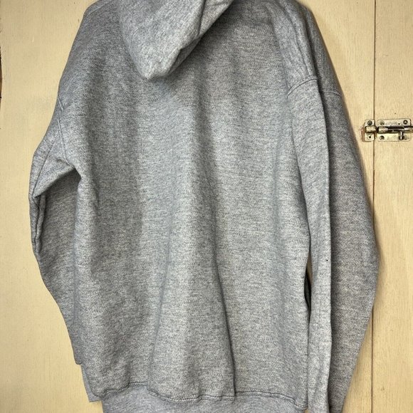 Vtg Discus Athletic Heavyweight Gray Hooded Sweatshirt Usa Made XL Tutlex Dog - Picture 4 of 6